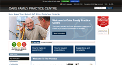 Desktop Screenshot of oaksfamilymc.co.uk